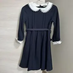 BEAMS mini ネイビー ワンピース