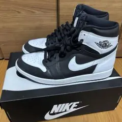 NIKE AIR JORDAN 1 RETRO BLACK WHITE