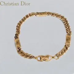 Christian Dior トライバル スパイラルバングル ゴールド 彫り加工 