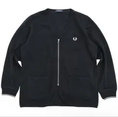 【Fred Perry】ジップスルーＶネックカーディガン　【フレッドペリー】のサムネイル