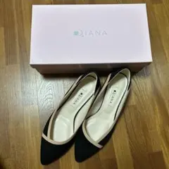 新品未使用DIANA ポインテッドトゥ フラットシューズ 23cm