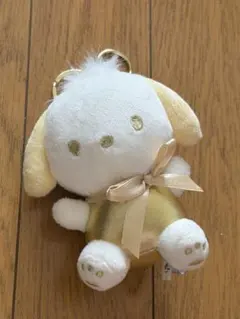 サンリオのポチャッコ ゴールドキーホルダー
