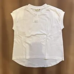 【branshes】新品 130㎝ フレンチスリーブ　ホワイトのサムネイル