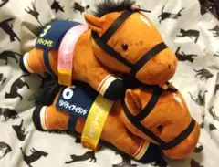 【希少】ゴールドシップ　３点セット　超BIGぬいぐるみ　クッション　フィギュア 希少】ゴールドシップ 3点セット 超BIGぬいぐるみ クッション