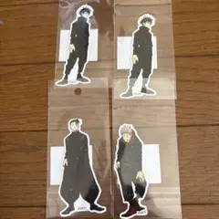 呪術廻戦 キャラクターシルエットステッカー 4枚セット