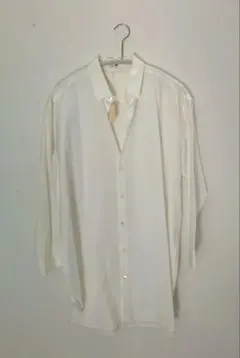 ヨーガンレール　ロングシャツ　ホワイト 長袖シャツ 　オーバーサイズ　未使用