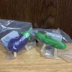 精霊馬 ミニチュア マスコット 2個セット
