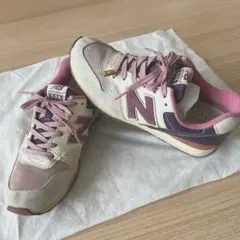 New Balance WR996 ピンク/パープル スニーカー 23.5cm