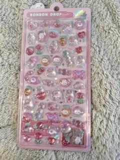 【正規品】ボンボンドロップシール うさぎ　ももいろボンボン　クーリア