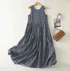 ワンピース レディース 夏 ノースリーブ ロングワンピース マキシ丈 花柄