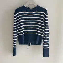 ひ*く様 maje ネイビー リブ編みセーター サイズ0 2026年最新】maje ニット・セーターの人気アイテム - メルカリ