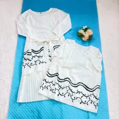 美品　PLAIN PEOPLE　プレインピープル　セットアップ　ワンピース　白