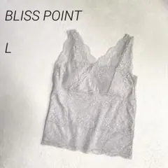 BLISS POINT レーストップス　ノースリーブ　タンクトップ　カップ付きのサムネイル