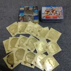 貴重レア　ディズニーストアー限定非売品ミニトランク缶小物入れ+おまけシール付き