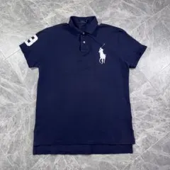 Polo Ralph Lauren ポロシャツ Y2K ビッグポニー ネイビー