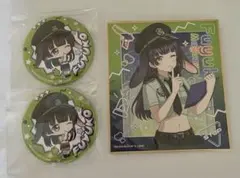 アイドルマスター シャイニーカラーズ 黛冬優子 缶バッジ 色紙