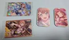 【レア】花里みのり MORE MORE JUNP モモジャン 缶バッチ　カード