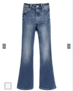 【GRL】フロントスリットハイウエストデニムパンツ［Cu300］