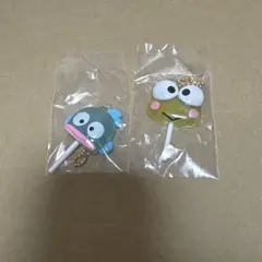 サンリオ　カラフルキャンディチャーム　ハンギョドン　けろけろけろっぴ　ガチャ