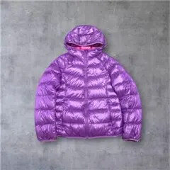 archive old uniqlo down parka purple y2k