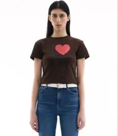美品 AMBUSH ハートカットアウトTシャツ ホワイト TWICEミナ - メルカリ