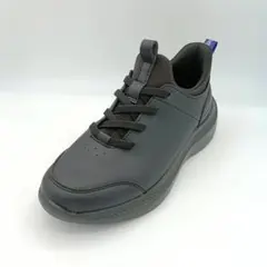 人気モデル【ホーキンスコンフォート】黒 厚底スニーカー オールブラック ワイド