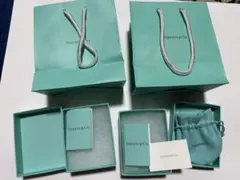 美品Tiffany & Co. ギフトボックス　空箱　二個 セット