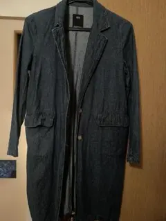 AZUL ダークデニム チェスターコート