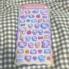 正規品 サンリオ コットンパフィーシール キティ