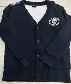 ラッドカスタム　カーディガン　パーカー黒120センチ