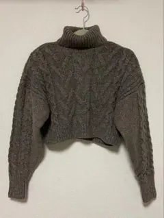 ウールブレンド ケーブルニットセーター / H&M