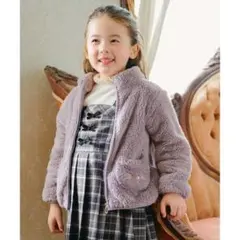 エニィファム　ネコボアブルゾン　140