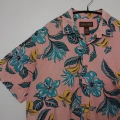 COOKE STREET アロハシャツ ピンク Mサイズのサムネイル