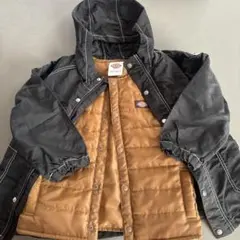 Dickies キッズジャケット 黒・茶色