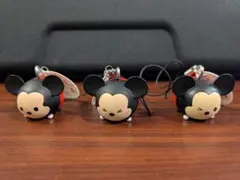 ディズニー　ツムツム　アーケード ミッキー 3種セット ストラップ