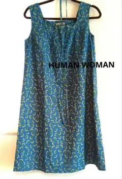 HUMAN WOMAN　ヒューマンウーマン　リゾートワンピース　美品のサムネイル
