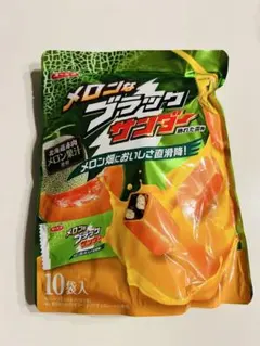 有楽製菓 メロンなブラックサンダー 10袋入　期間限定商品のサムネイル