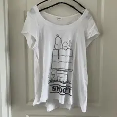 RopePicnicロペピクニック×ピーナッツ✨白ホワイトスヌーピーTシャツ38