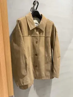 nugu スエードジャケットベージュ
