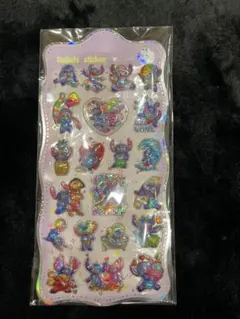 新品✨スティッチのカラフル立体シール 3Dシール 立体プクプクシール
