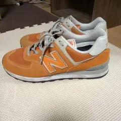New Balance 574 Classic オレンジ スニーカーのサムネイル