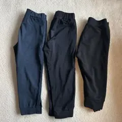 UNIQLO ユニクロ 110cm ジョガーパンツ 3本セット まとめ売り