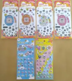 たまごっち キラキラシール3 プチプチシール2 コンプリート 新品未使用