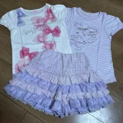 mezzo piano Tシャツ パンツ 3点セット