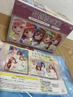 五等分の花嫁　キャンバスアートセット(5枚入り)&大判タオルケット