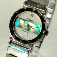 TIMES アバロンシェル　レディース　クオーツ稼働品