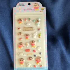 クレヨンしんちゃん 3Dステッカー Afternoon Tea Time