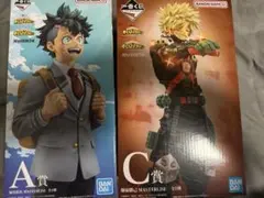 未開封)一番くじ　ヒロアカ　A賞 緑谷出久　C賞 爆豪勝己　フィギュア2点セットのサムネイル