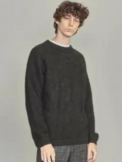 美品 Beauty & Youth BY へアリー ウール ニット