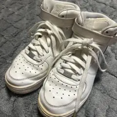 Nike Air Force 1 ホワイト ハイカット スニーカー24㎝